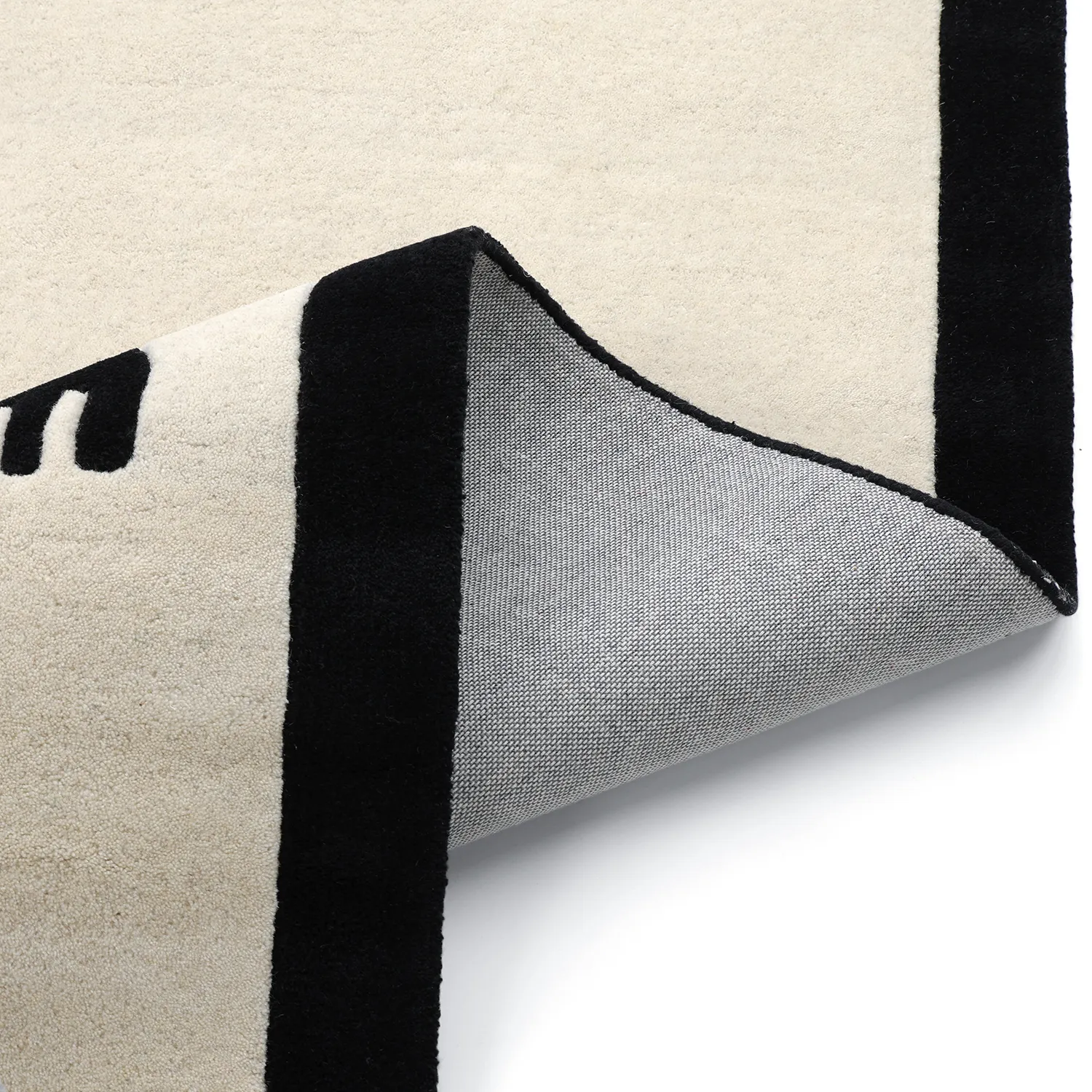 Gyerekszőnyeg - Zebra Hand Tufted Wool Premium (bézs/fekete)