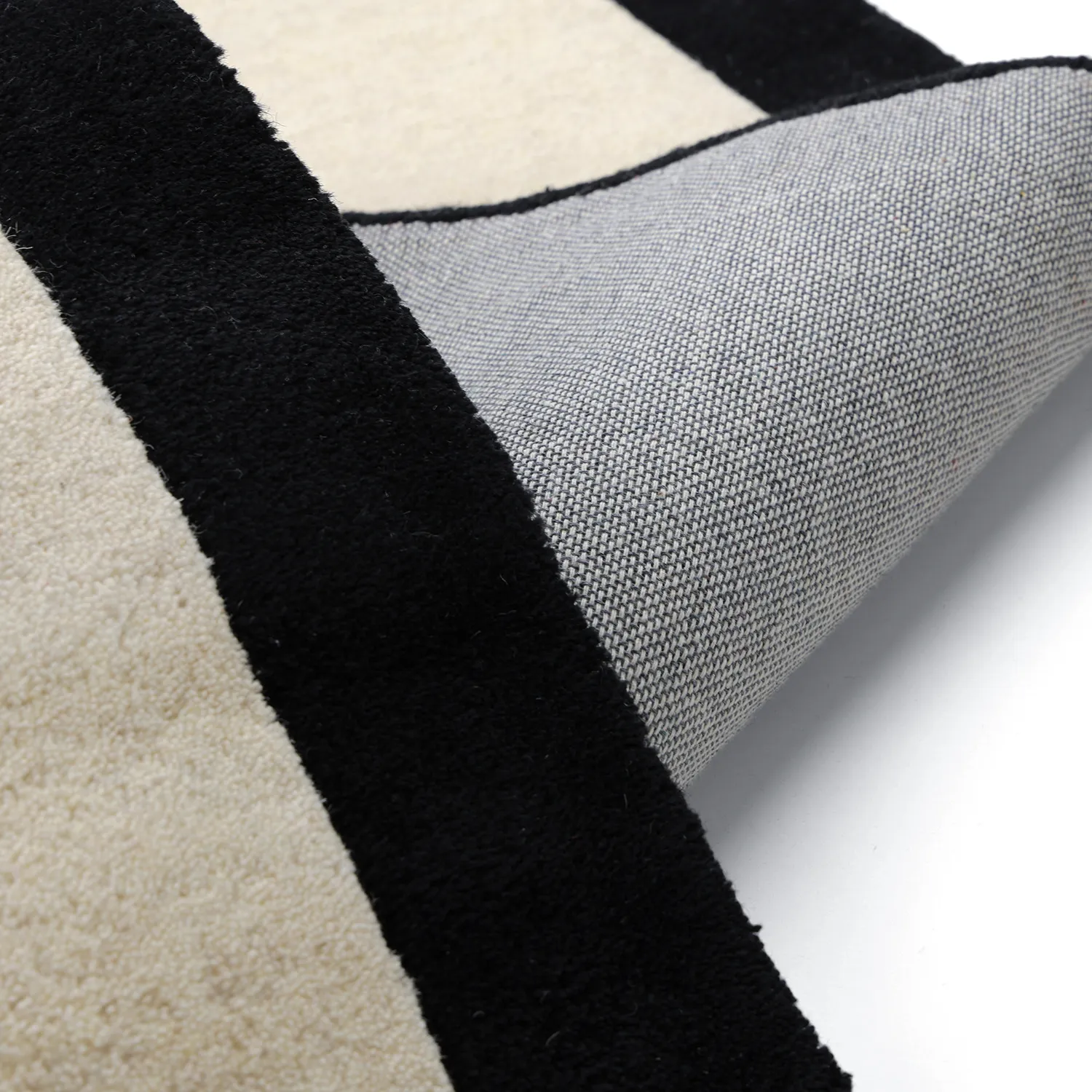 Gyerekszőnyeg - Zebra Hand Tufted Wool Premium (bézs/fekete)
