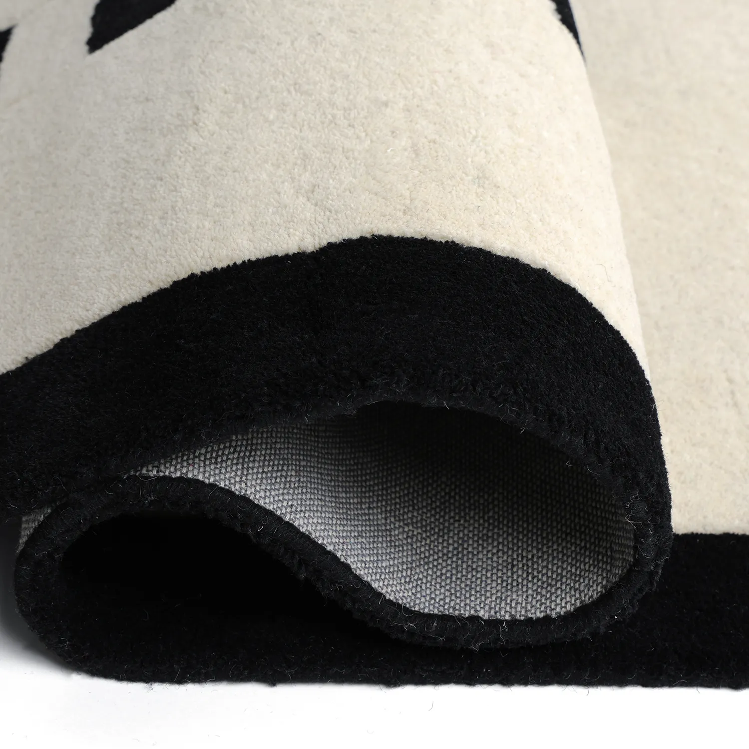 Gyerekszőnyeg - Zebra Hand Tufted Wool Premium (bézs/fekete)