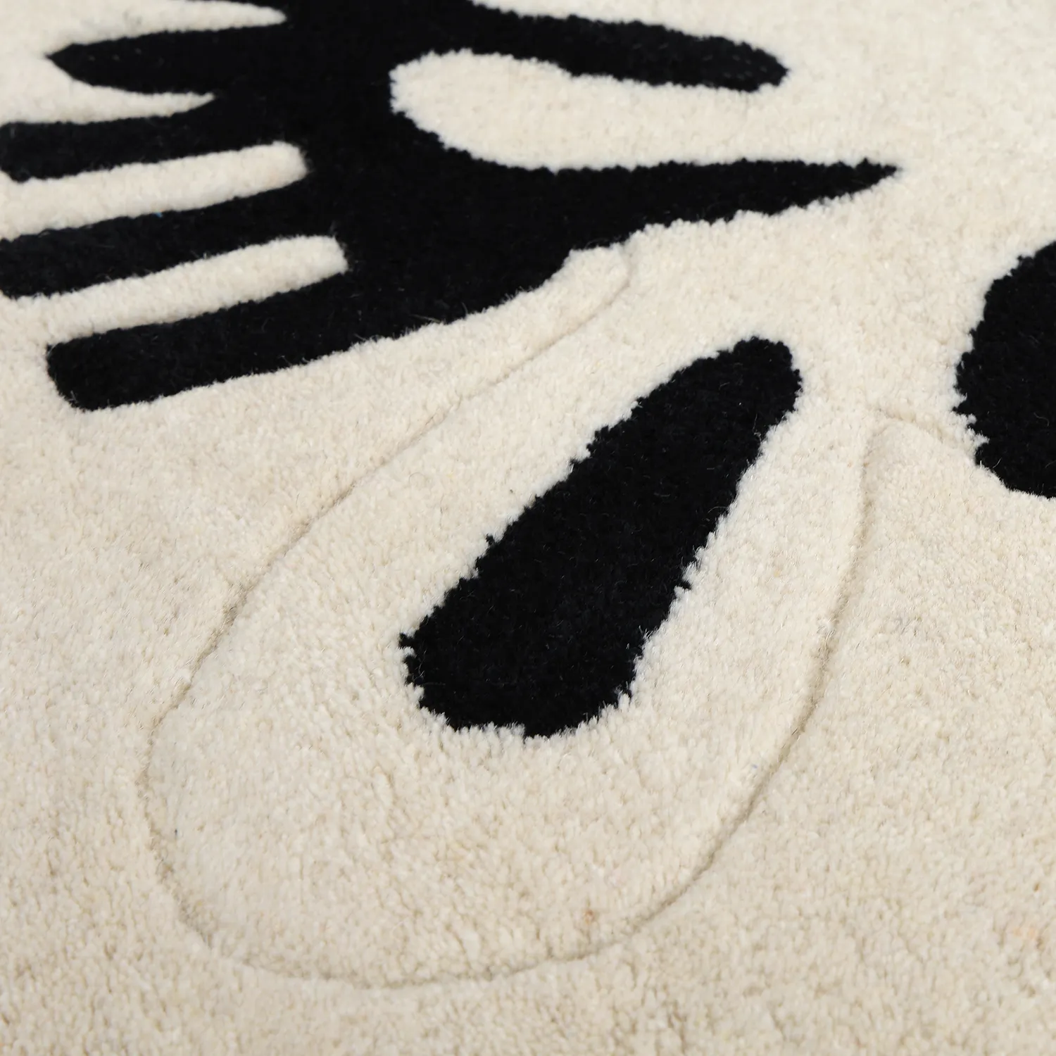 Gyerekszőnyeg - Zebra Hand Tufted Wool Premium (bézs/fekete)