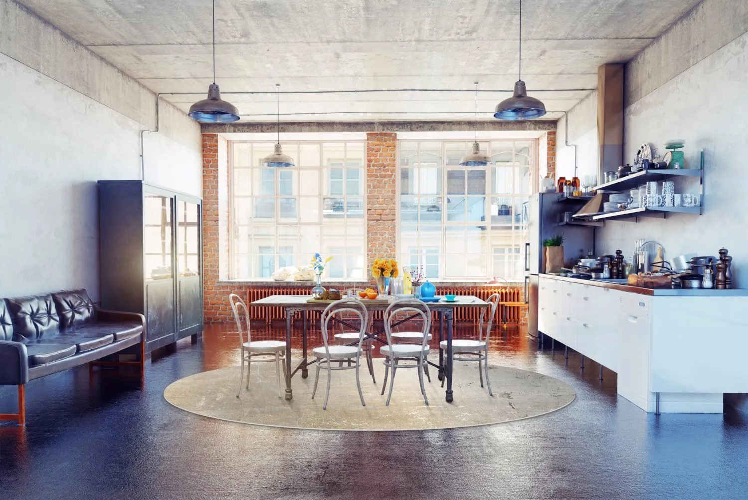 Kerek szőnyeg - Toledo (bezs)