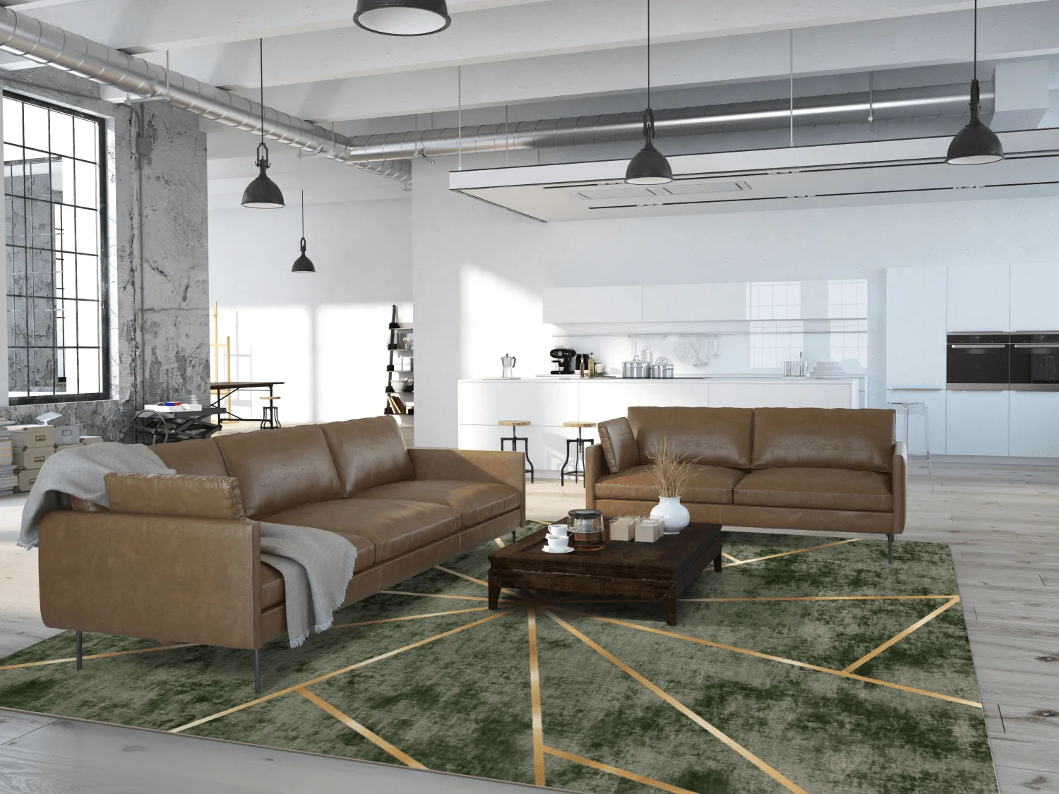 Wilton szőnyeg - Bellizzi (zöld)