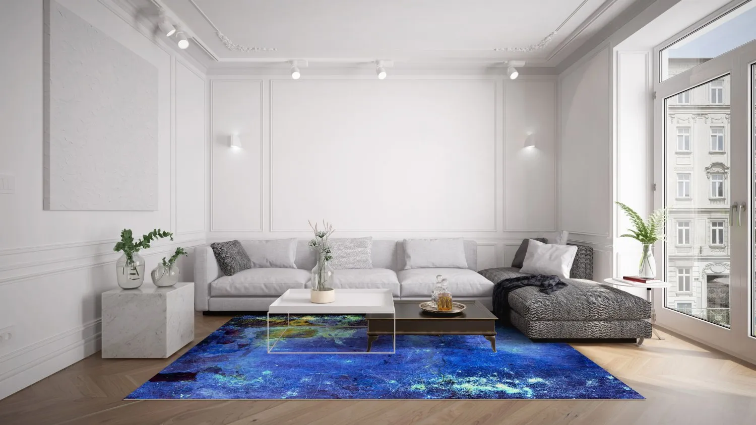 Wilton szőnyeg - Gallo (kék)