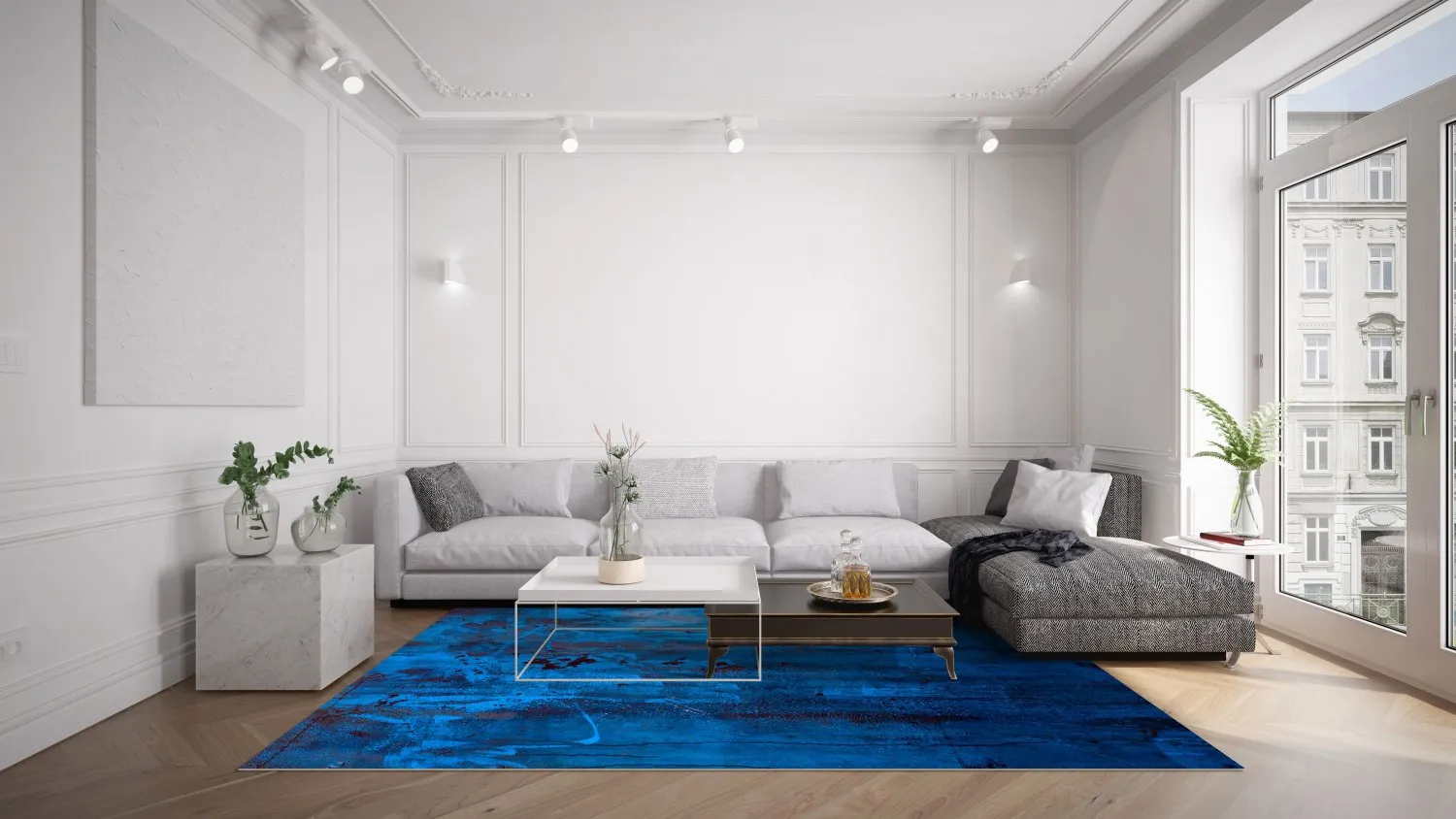 Wilton szőnyeg - Aragon (kék)