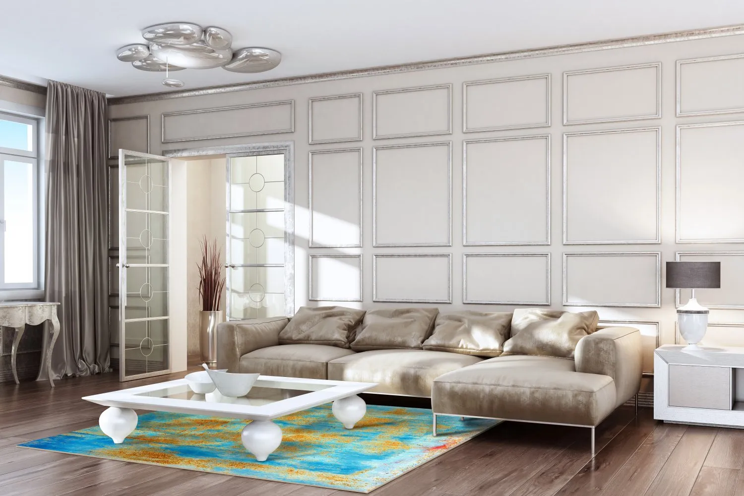 Wilton szőnyeg - Molina (kék)