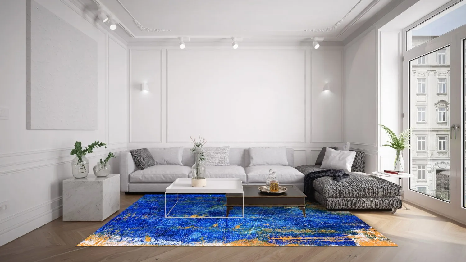 Wilton szőnyeg - Taravilla (kék)