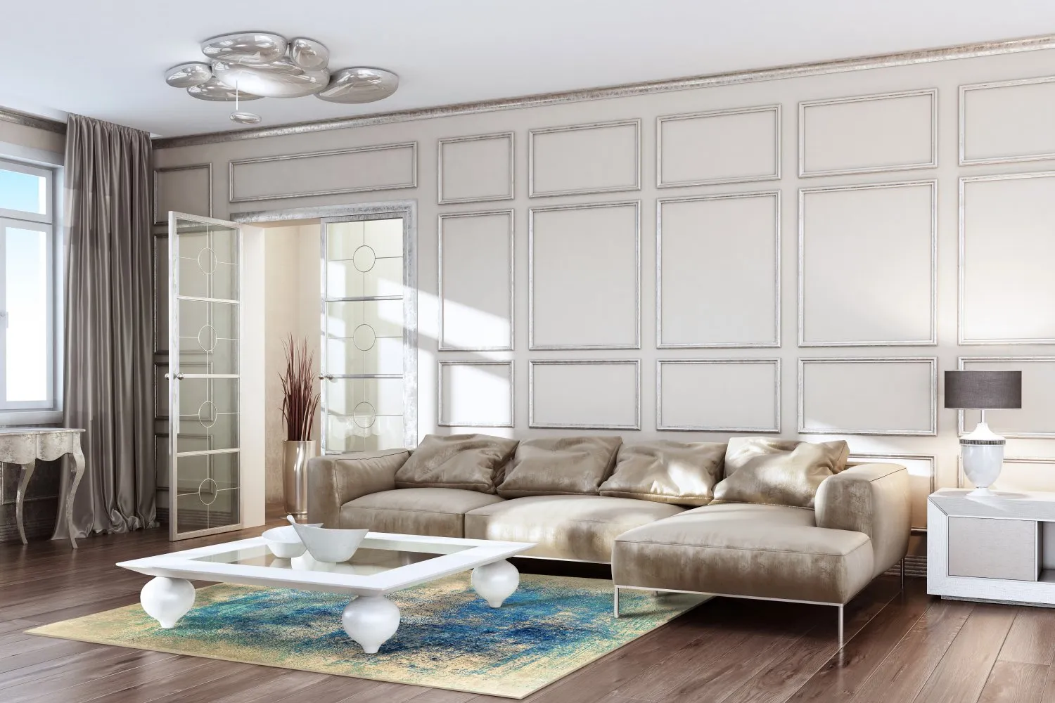 Wilton szőnyeg - Sierra (kék)