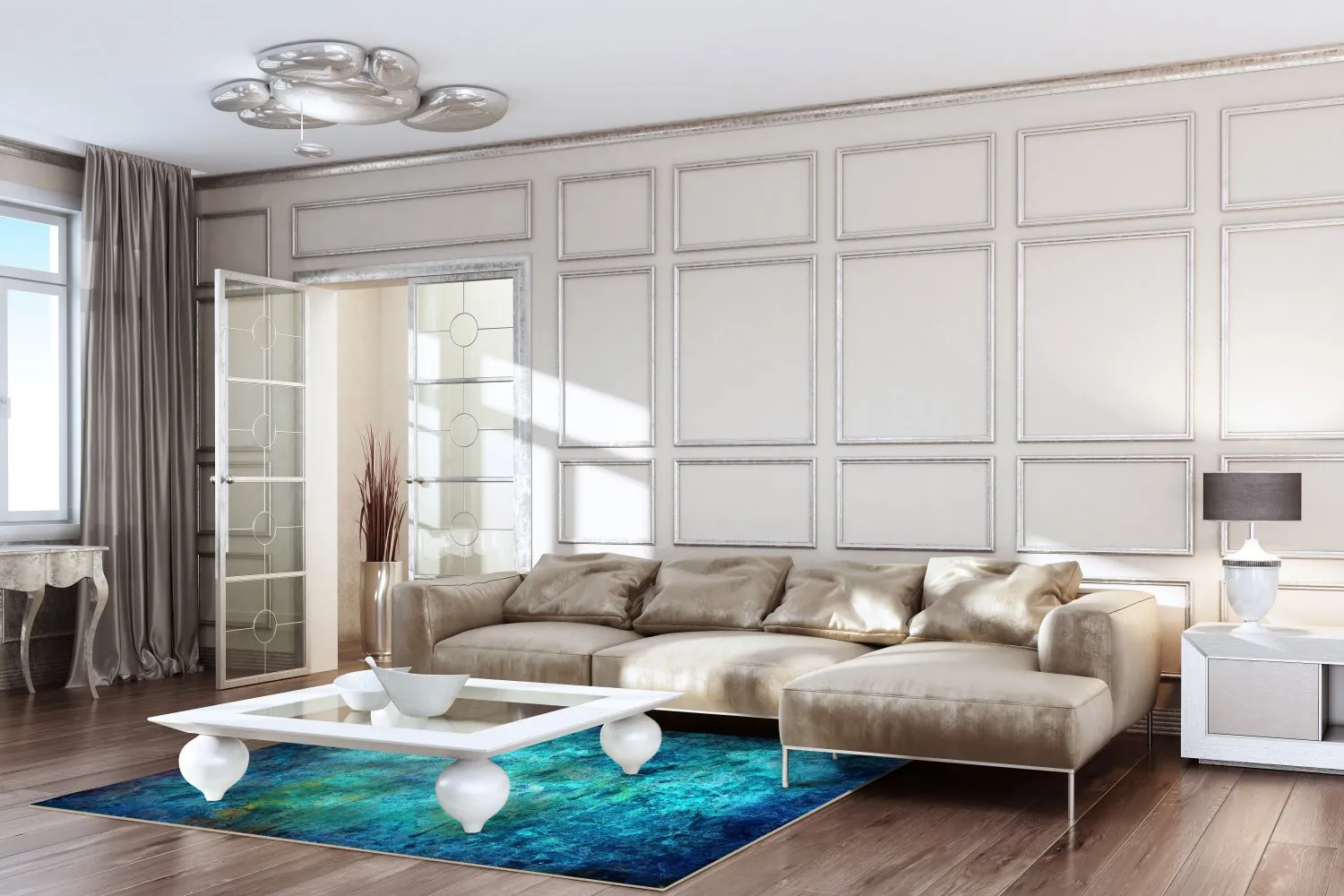 Wilton szőnyeg - Pardos (kék)