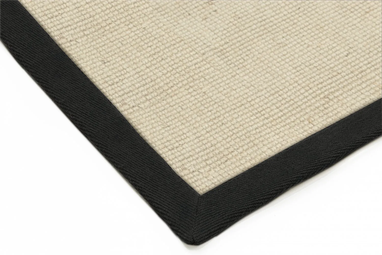 Szizál szőnyeg - Agave (fekete/offwhite)