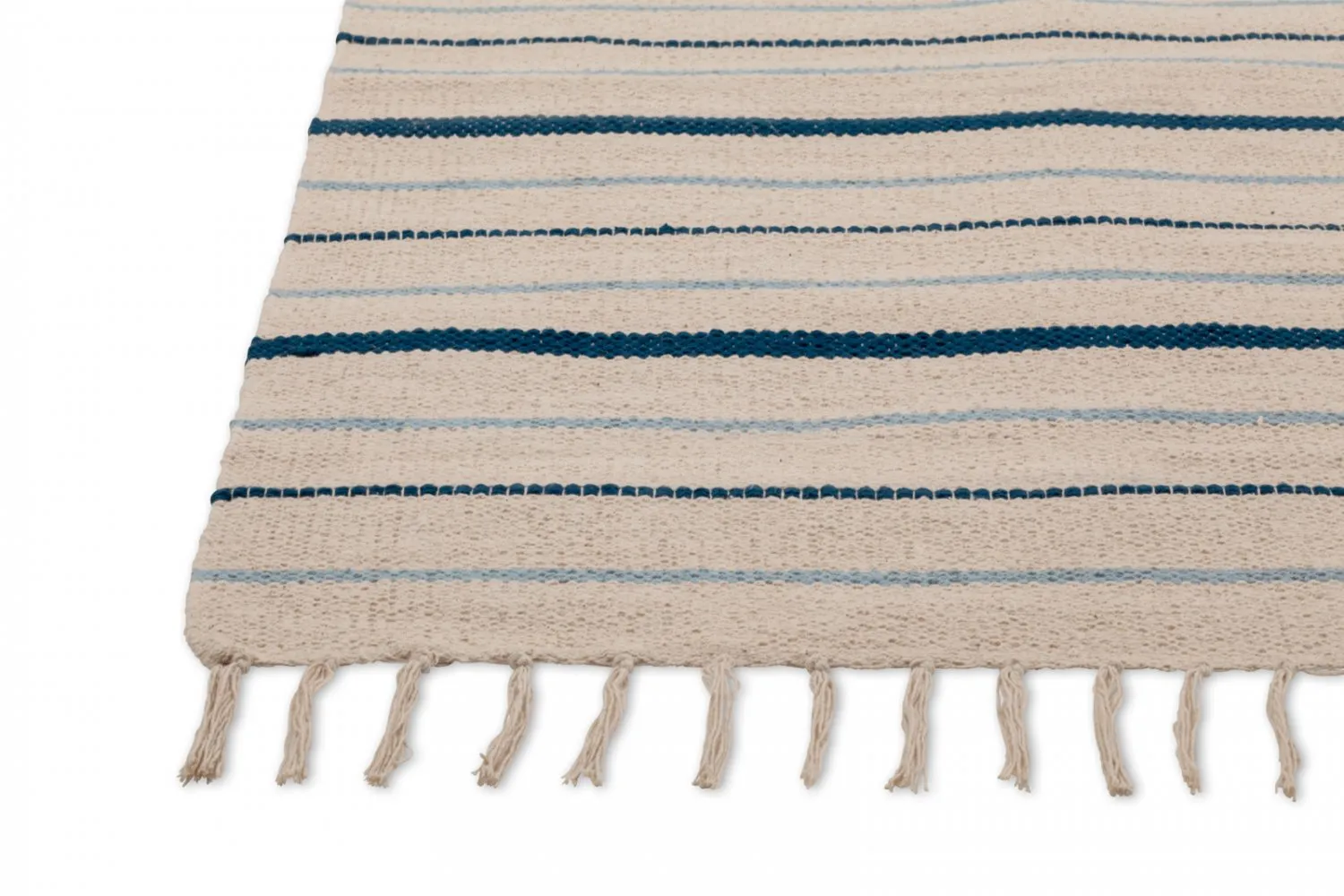 Pamut szőnyeg - Boda (fehér/kék)