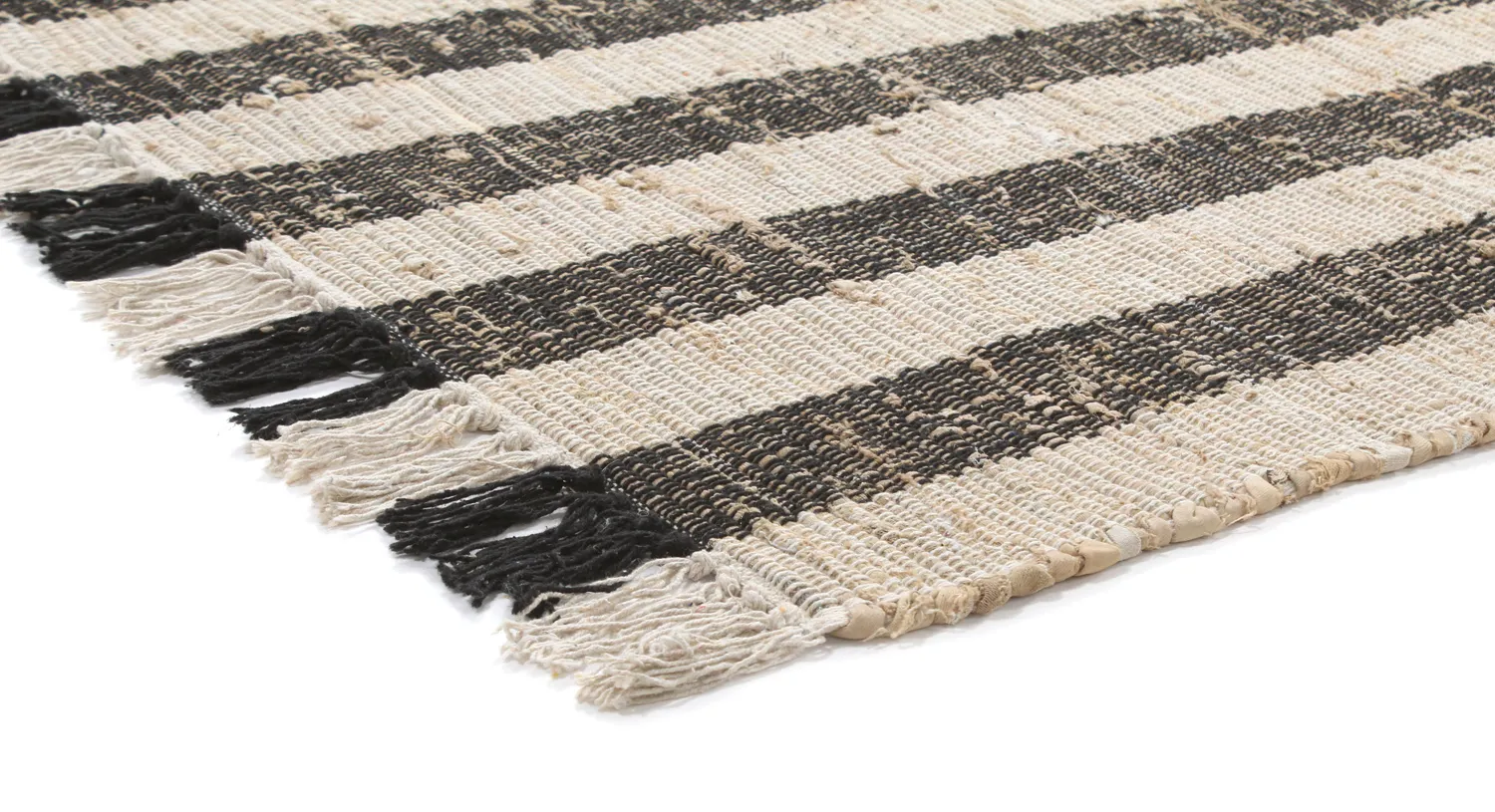 Pamutszőnyeg - Hedda (fekete)