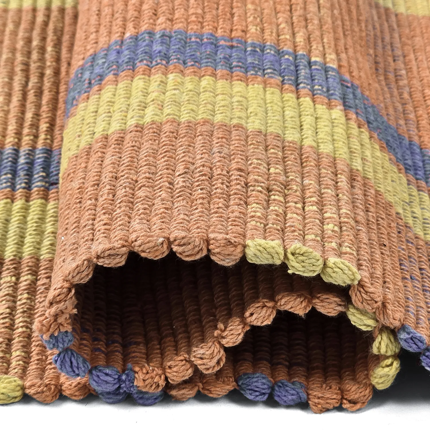 Pamutszőnyeg - Husvik (korall/többszínű)