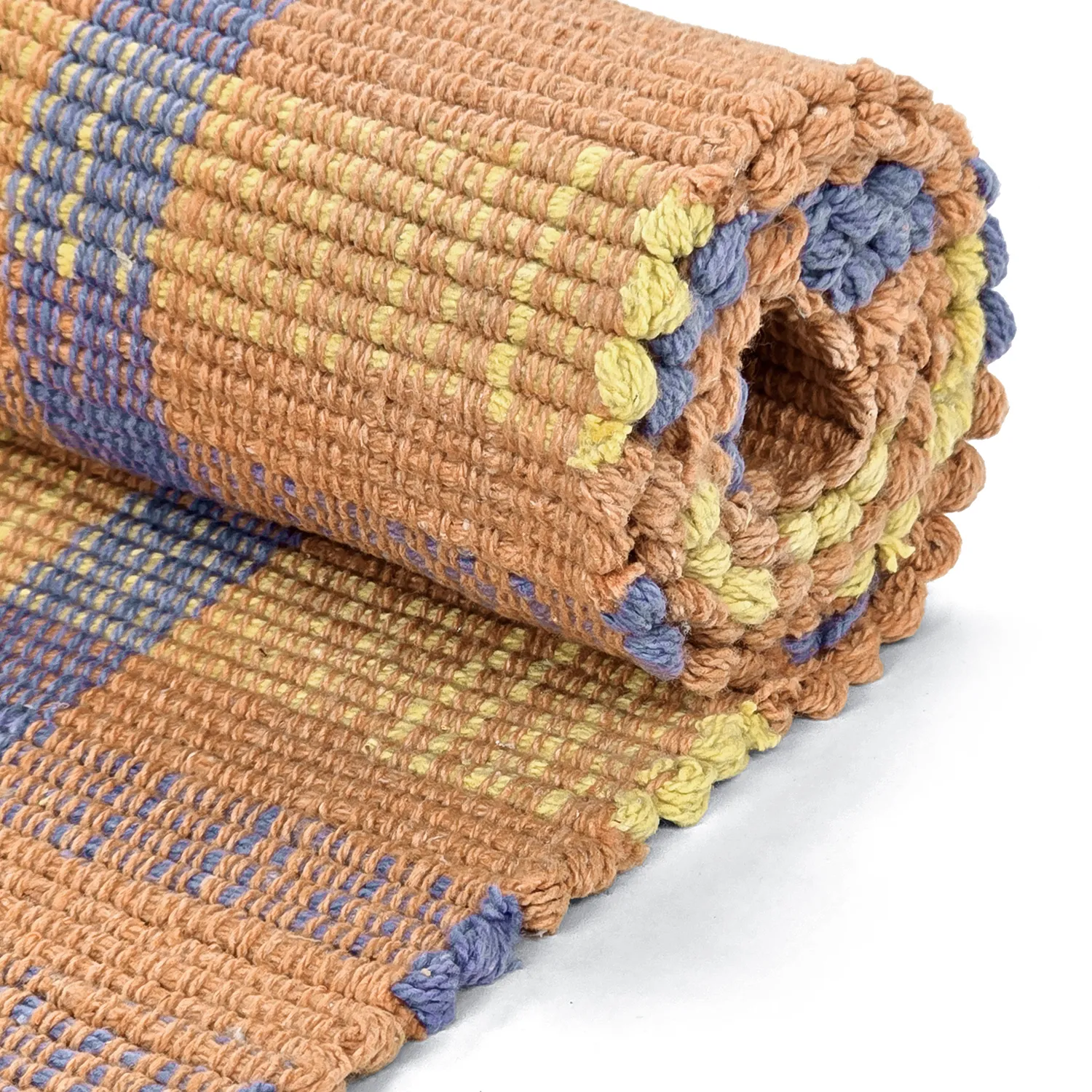 Pamutszőnyeg - Husvik (korall/többszínű)