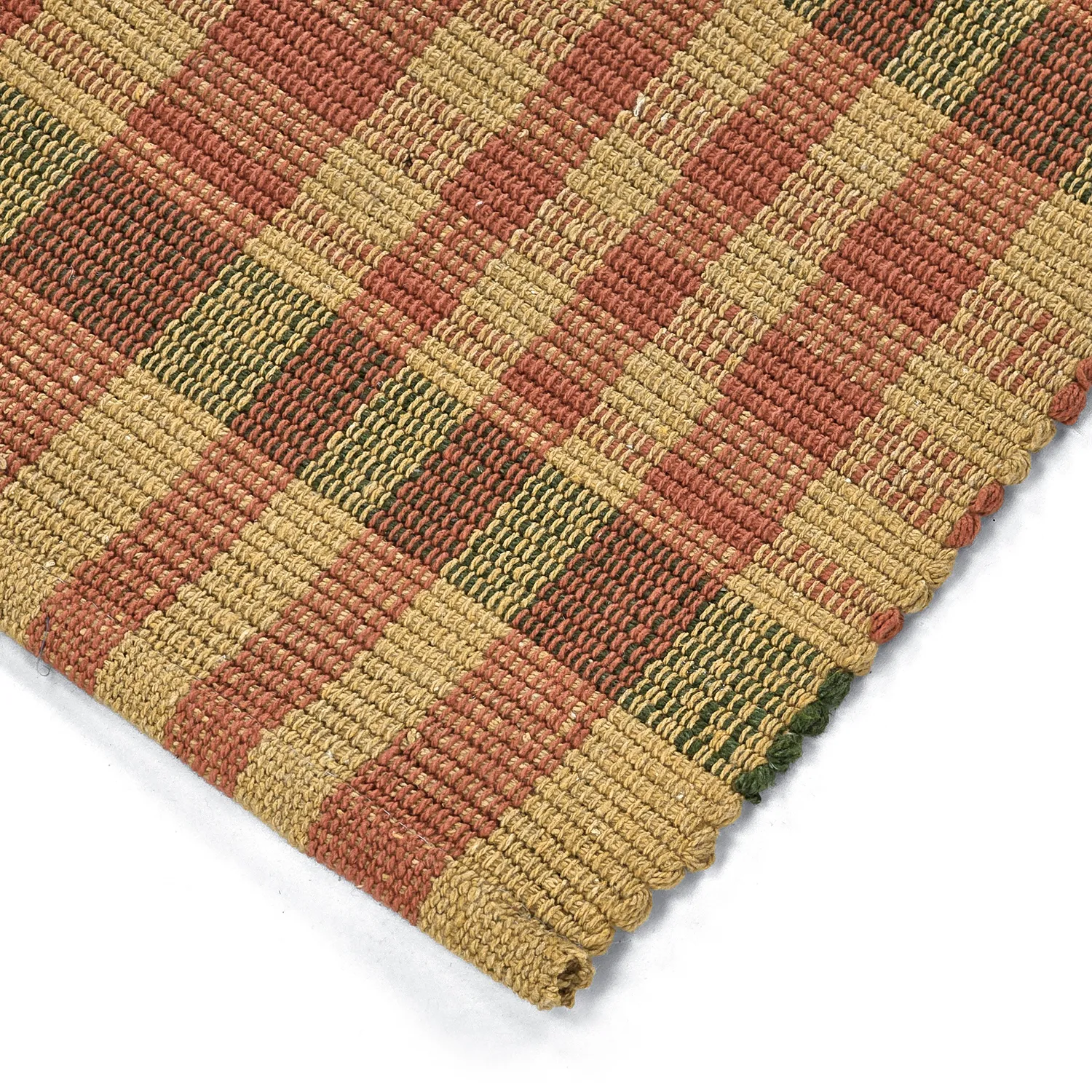 Pamutszőnyeg - Husvik (mustár/többszínű)