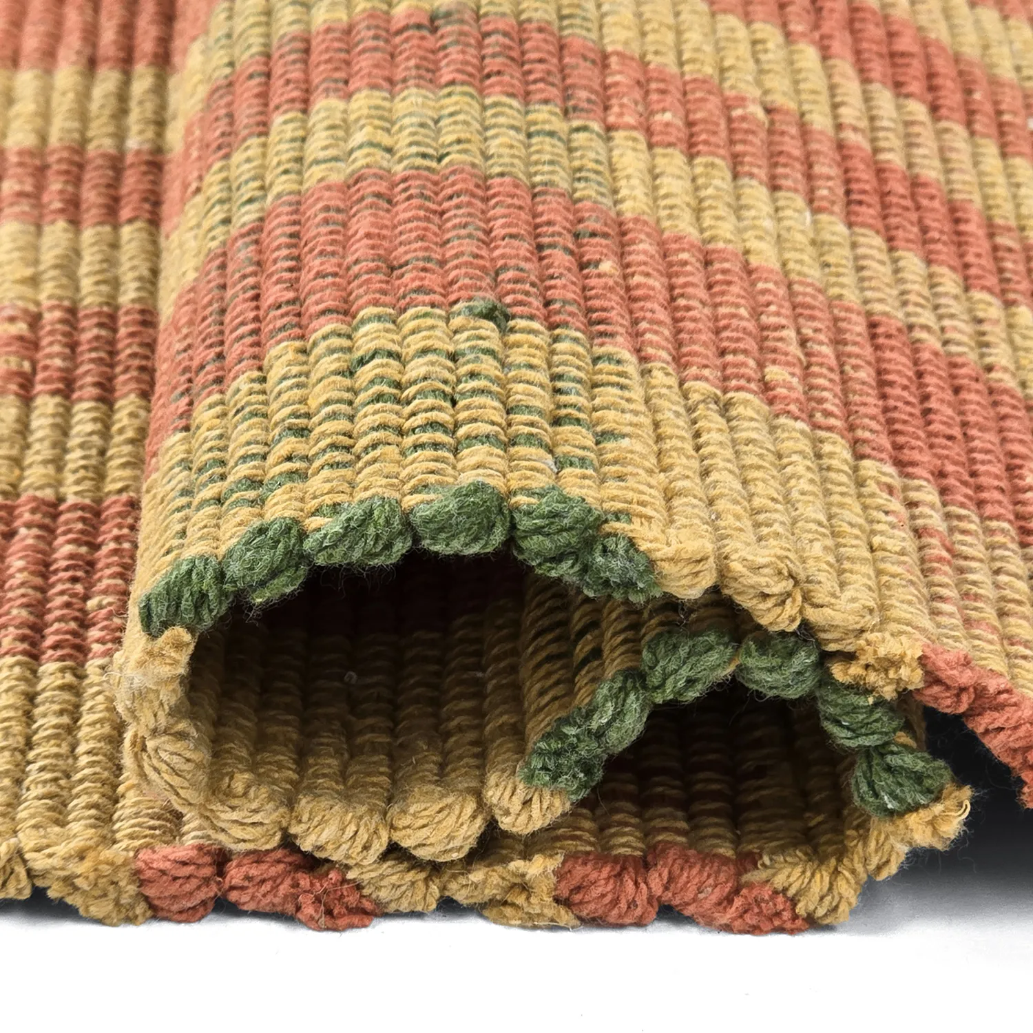 Pamutszőnyeg - Husvik (mustár/többszínű)