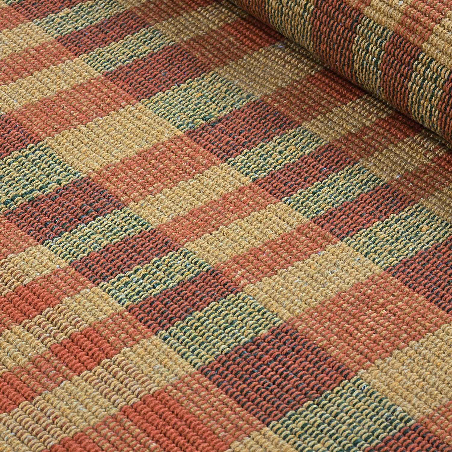 Pamutszőnyeg - Husvik (mustár/többszínű)