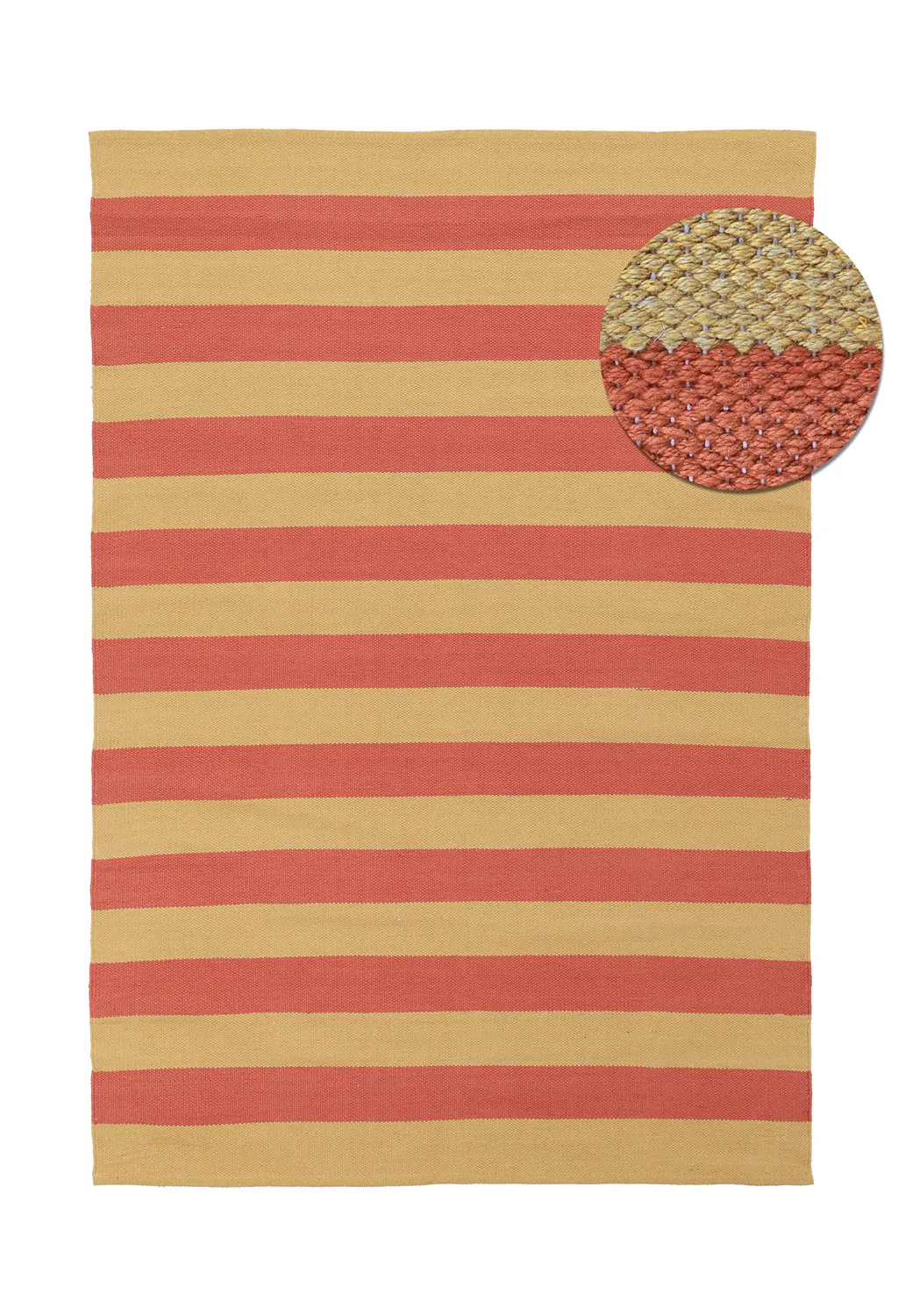 Pamutszőnyeg - Nilo (mustársárga/terrakotta)