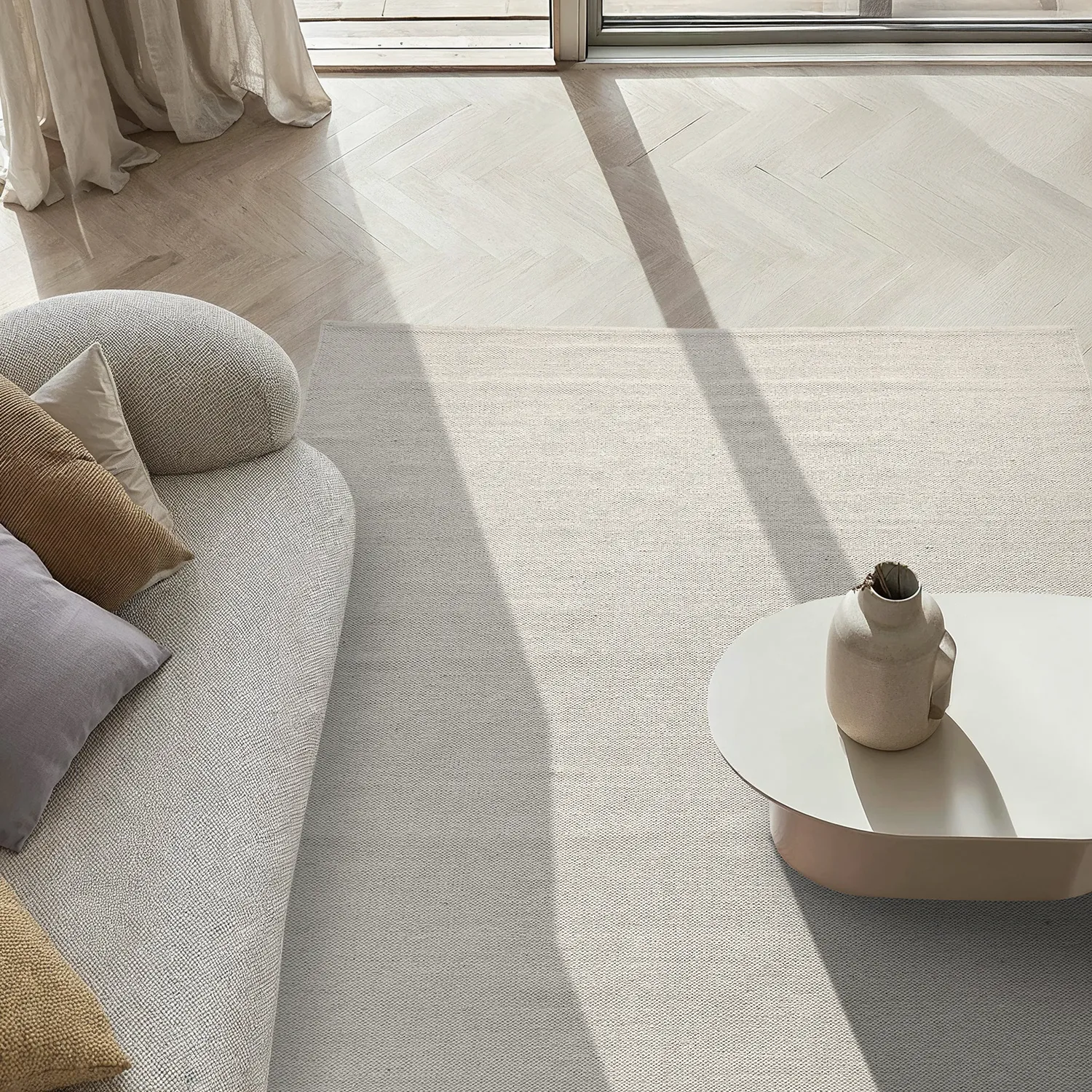 Pamutszőnyeg - Rigolet (krém)