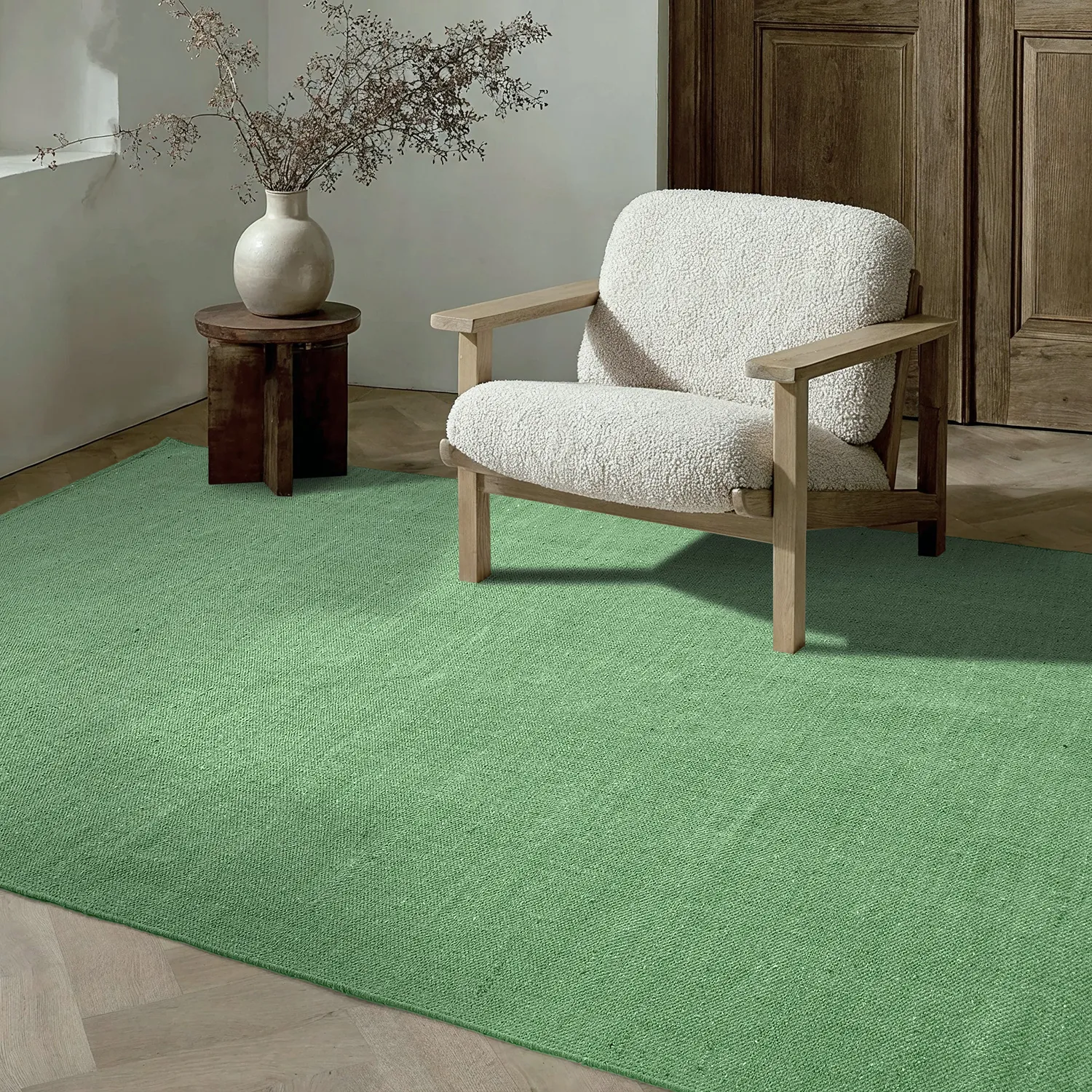 Pamutszőnyeg - Rigolet (zöld)