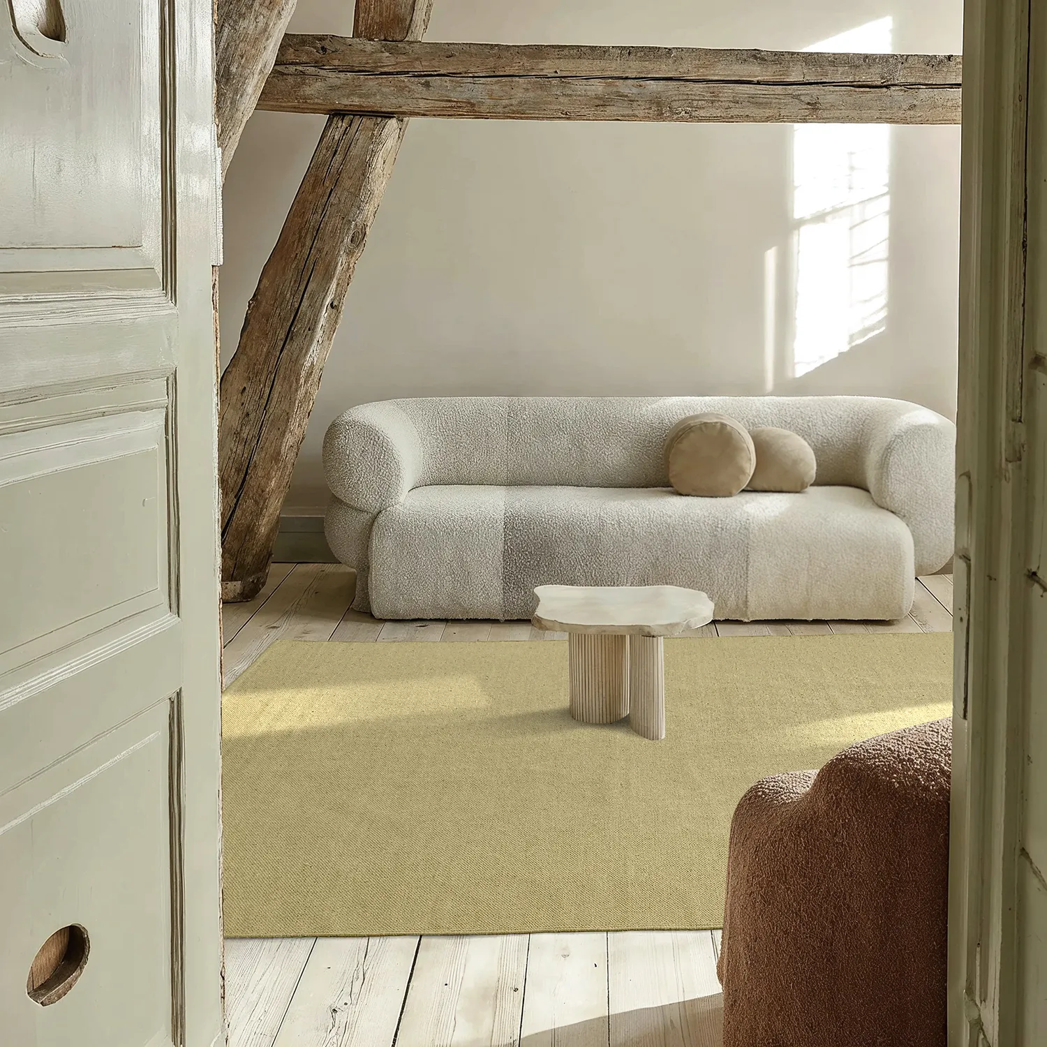 Pamutszőnyeg - Rigolet (sárga)