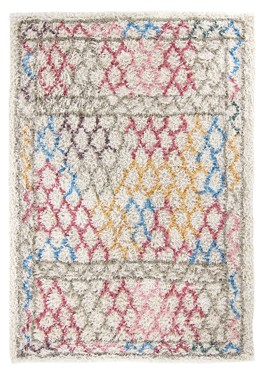 Shaggy szőnyeg - Calder Natural Cotton Shaggy (multi)