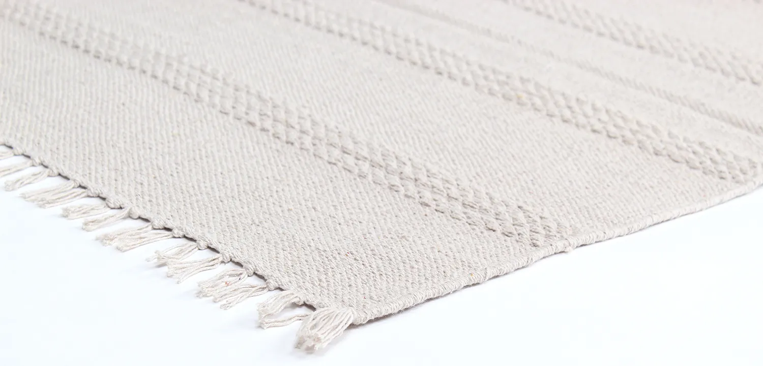 Pamutszőnyeg - Lilje (világos bézs)