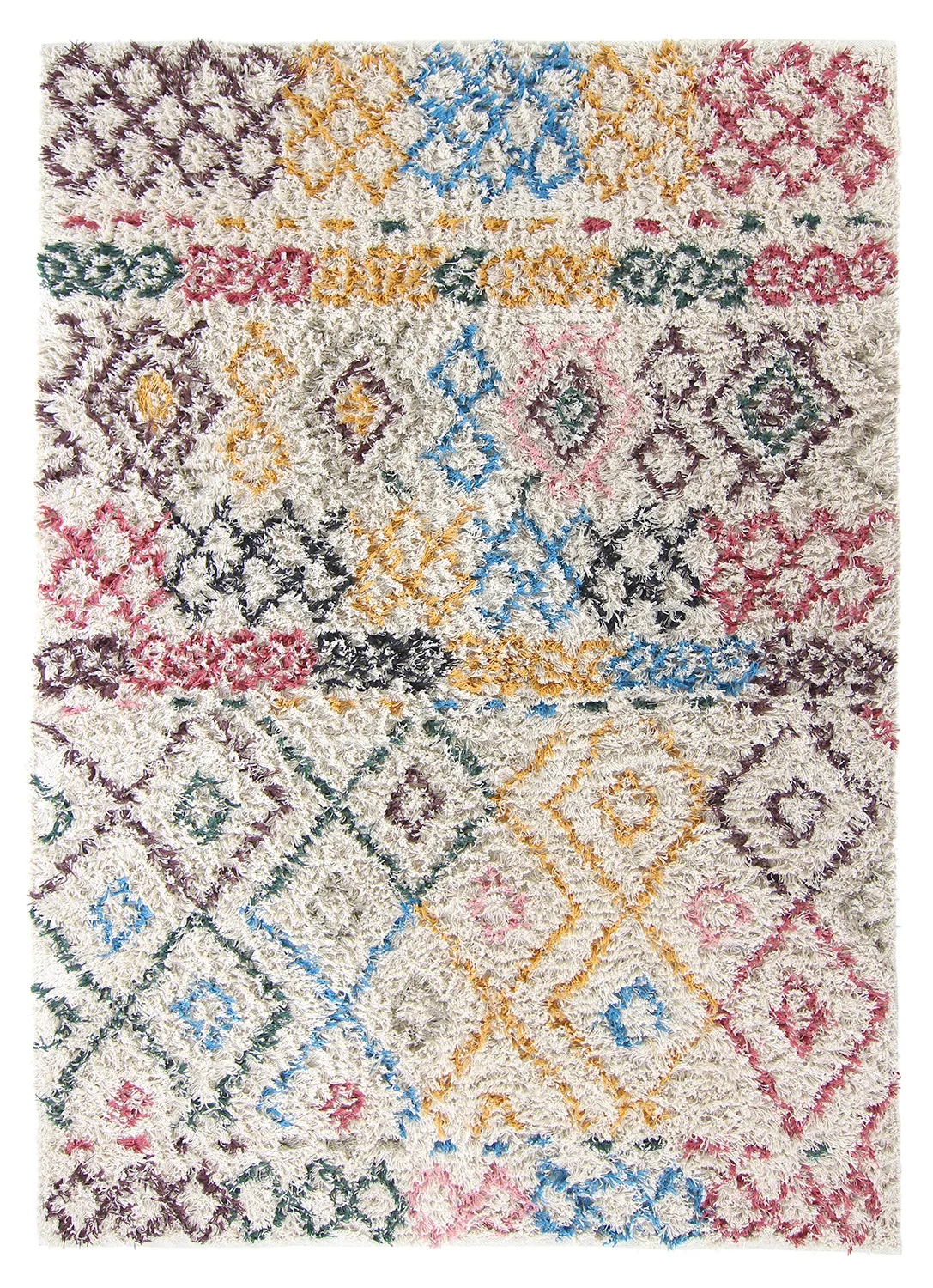 Shaggy szőnyeg - Maloney Natural Cotton Shaggy (multi)