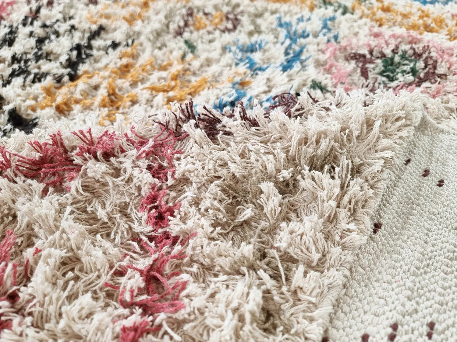 Shaggy szőnyeg - Maloney Natural Cotton Shaggy (multi)