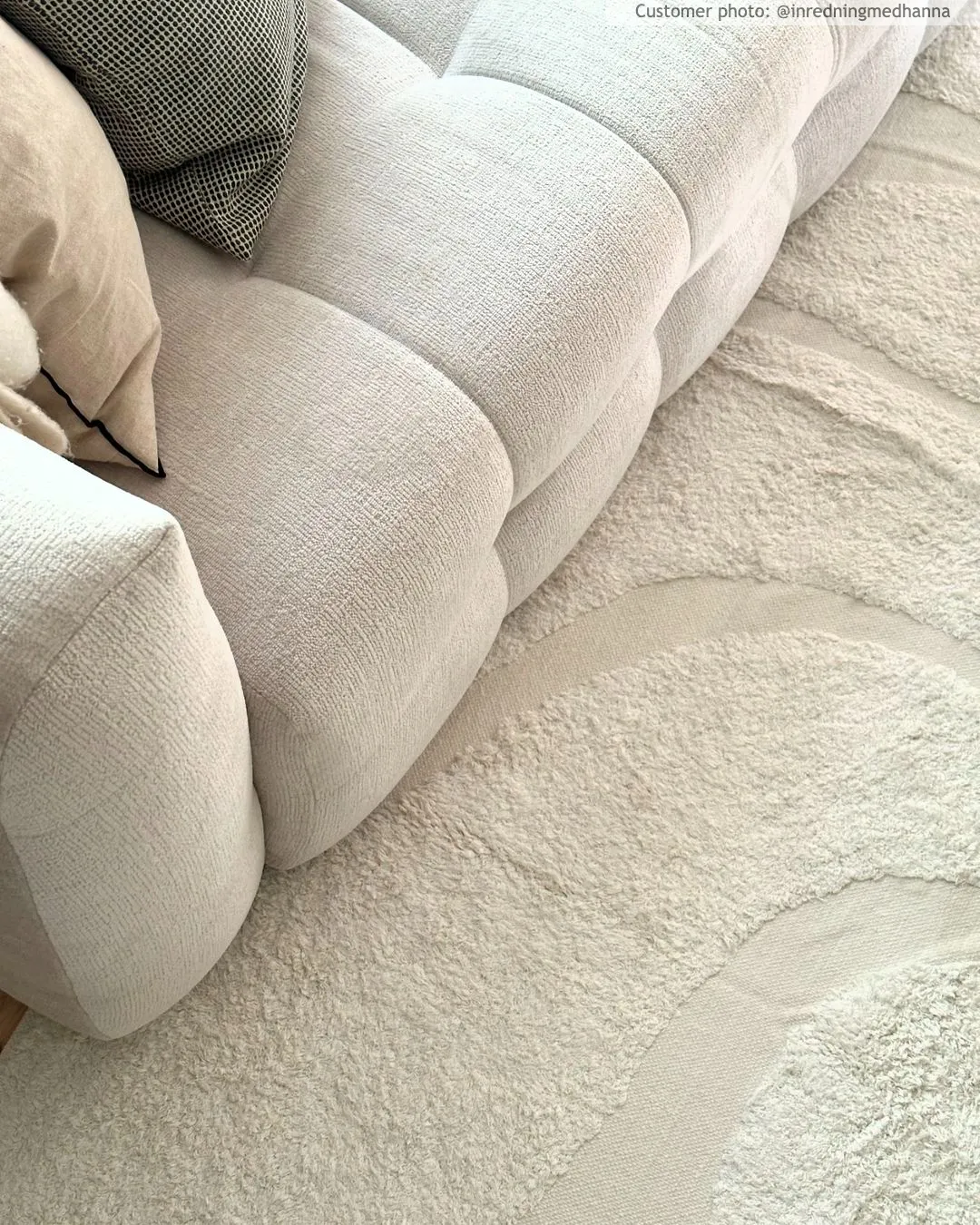 Shaggy szőnyeg - Bonnie Natural Cotton Shaggy (offwhite)