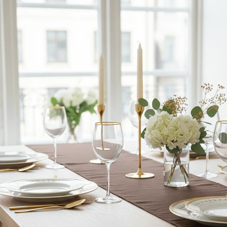 Asztalfutók - Niva (sötétbarna)