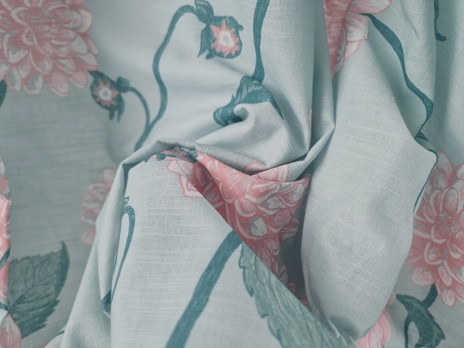 Bordslöpare - Löpare Alyssa (grön/rosa)