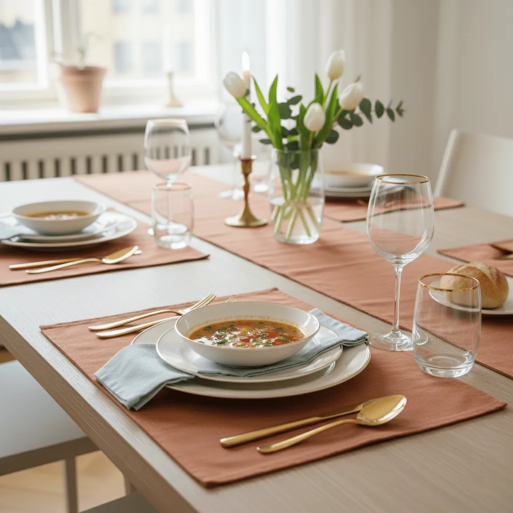 Asztali alátét – 2 darabos csomag Niva (világosbarna)