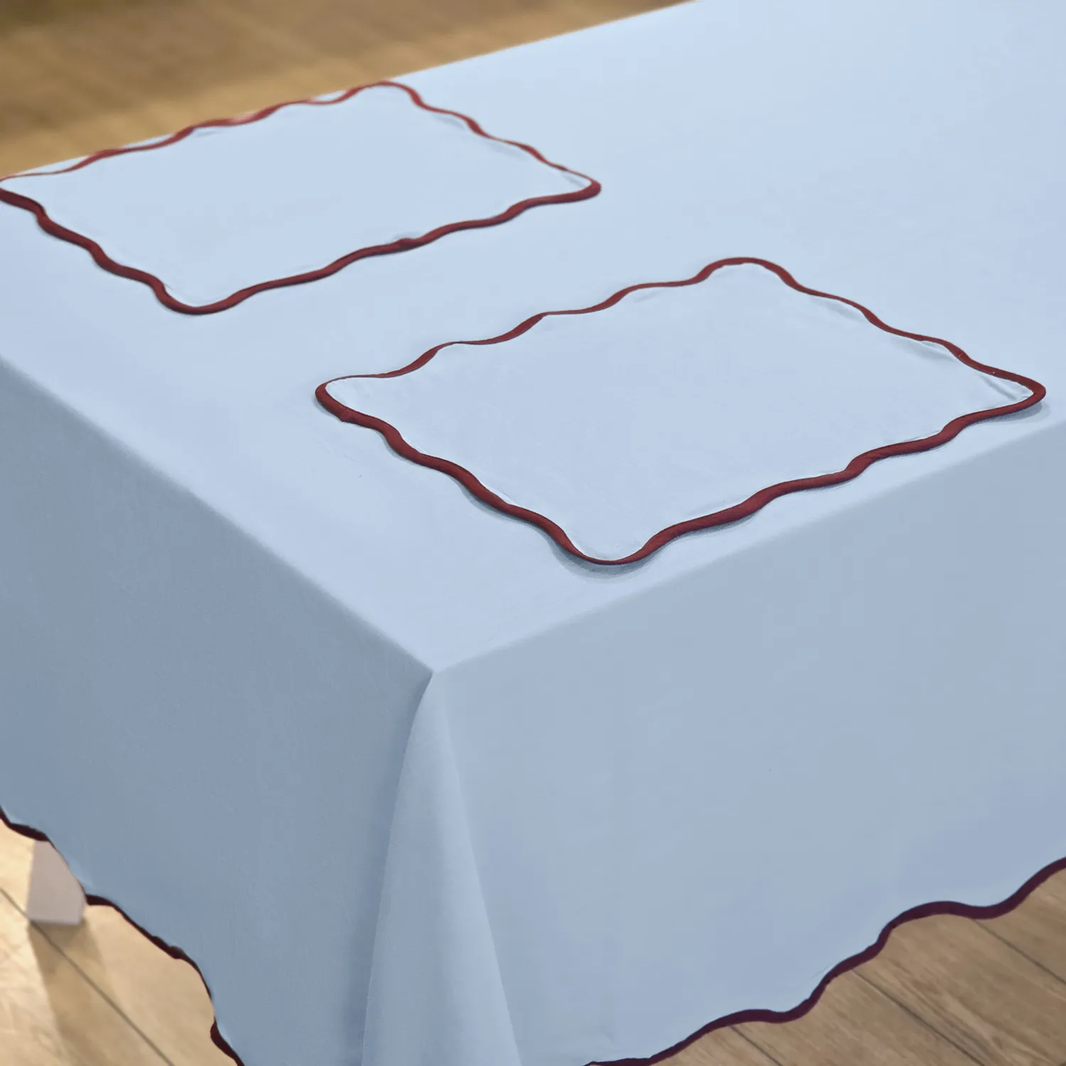 Asztali alátét – 2 darabos csomag Yrsa (kék)