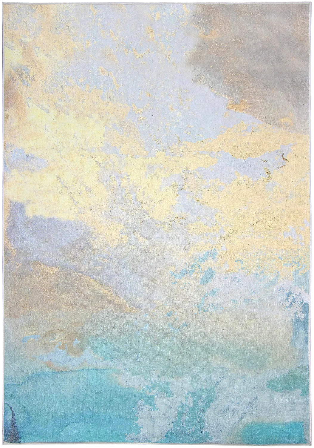 Wilton szőnyeg - Borgo (kék/sárga)