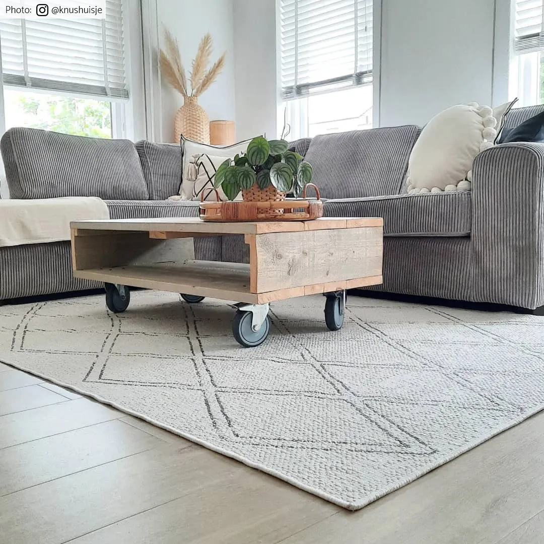 Beltéri és kültéri szőnyeg - Brussels Diamond (fehér)