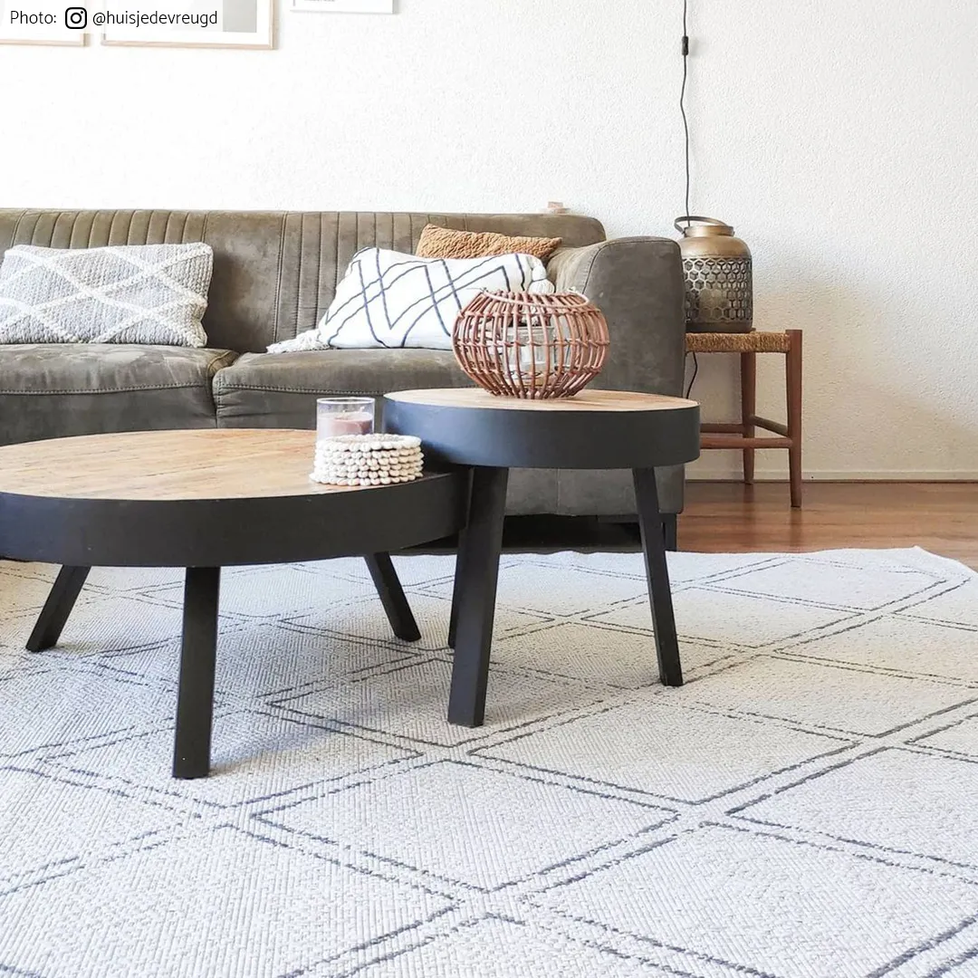 Beltéri és kültéri szőnyeg - Brussels Diamond (fehér)