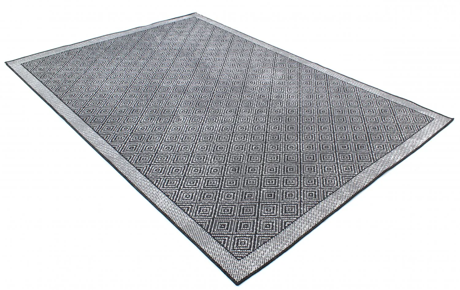 Beltéri és kültéri szőnyeg - Monsaraz (fekete)