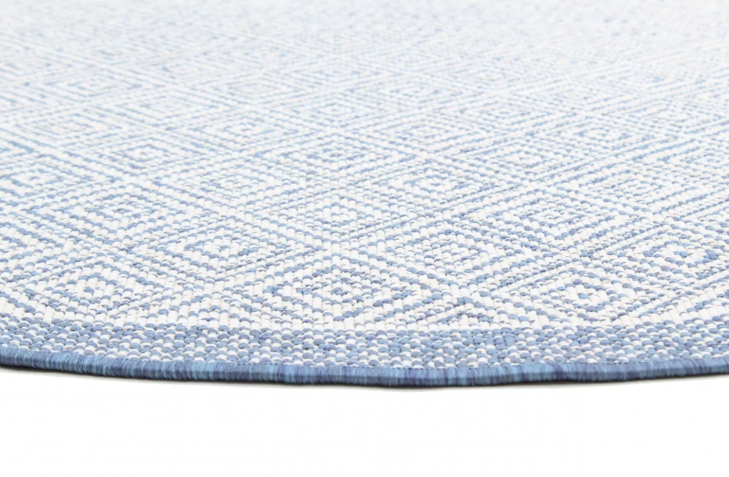 Kerek szőnyeg - Monsaraz (kék)