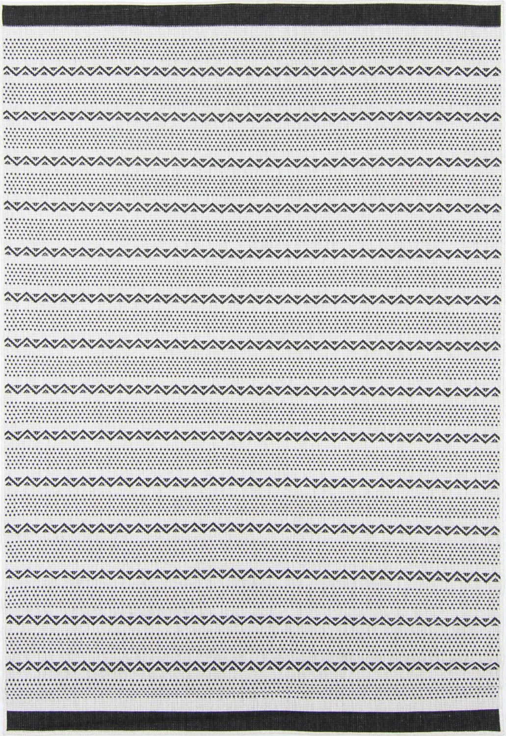 Beltéri és kültéri szőnyeg - Geiranger (fekete)