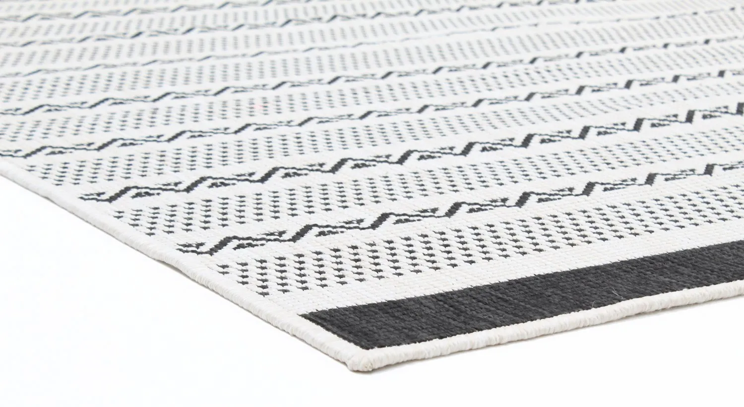 Beltéri és kültéri szőnyeg - Geiranger (fekete)