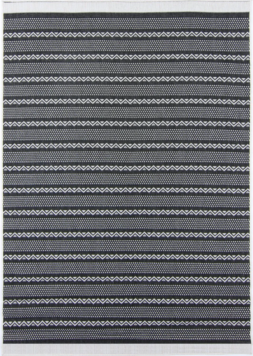 Beltéri és kültéri szőnyeg - Geiranger (fekete)