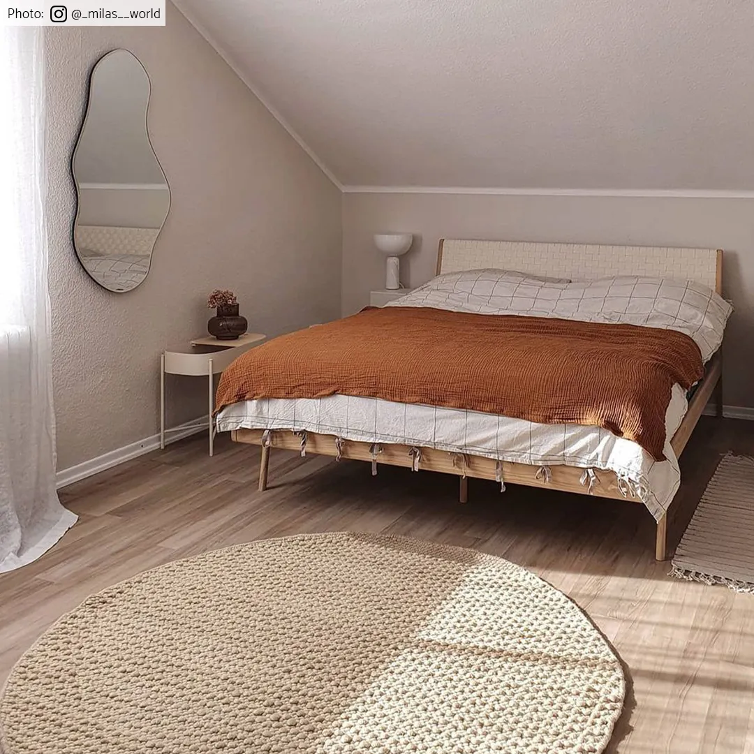 Kerek szőnyeg - Odessa (bézs)