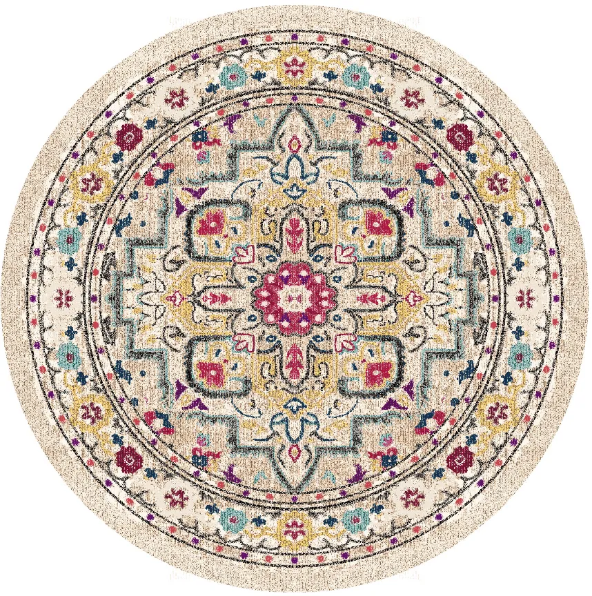 Kerek szőnyeg - Castro (többszínű)