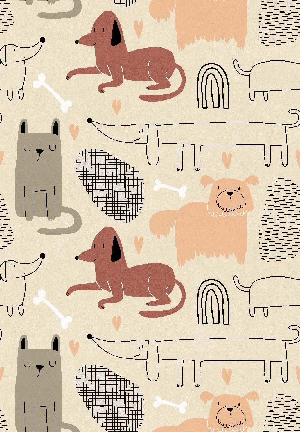 Gyermek szőnyeg - Cats and dogs (multi)