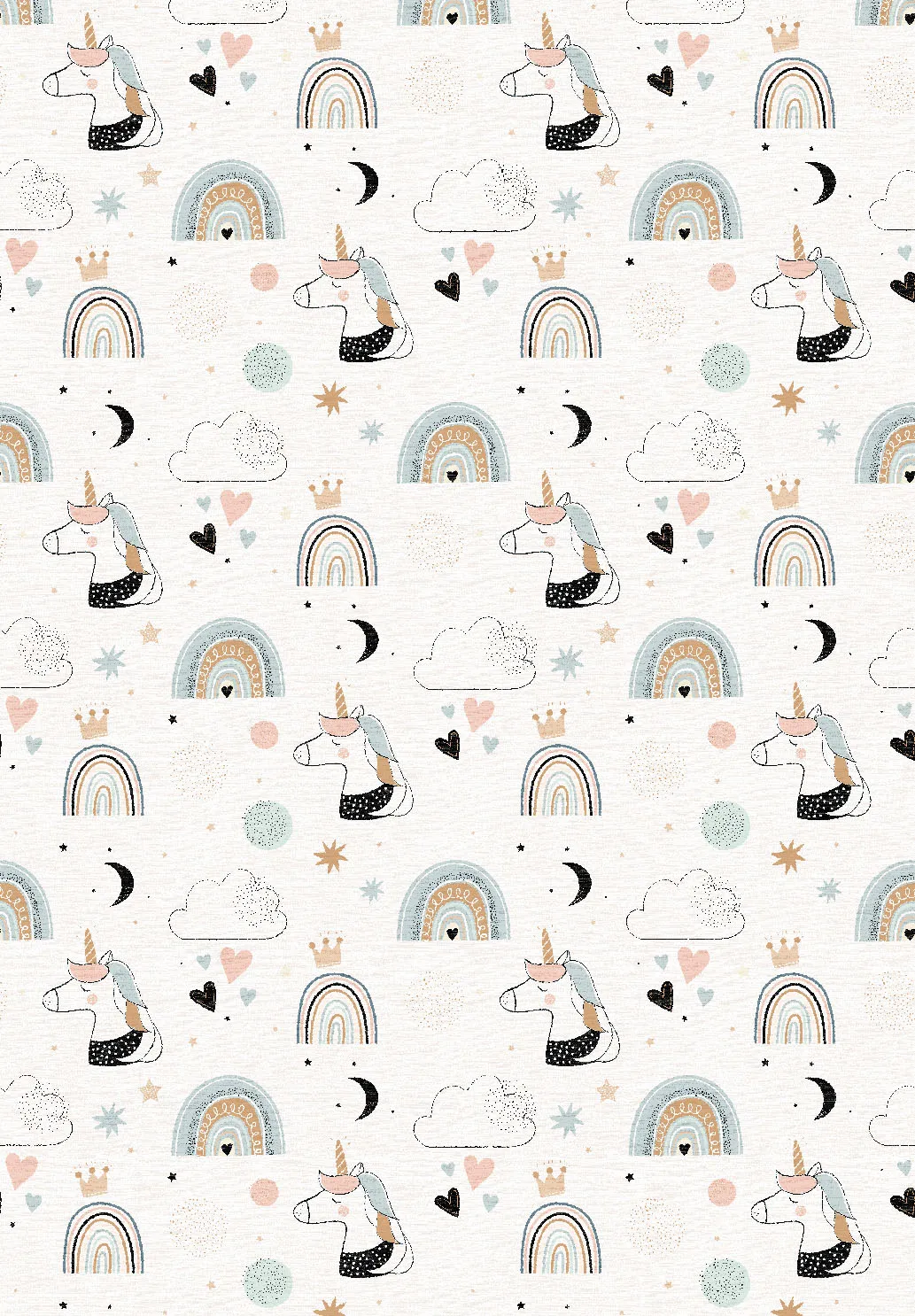 Gyermek szőnyeg - Unicorn Rainbow (rózsaszín)