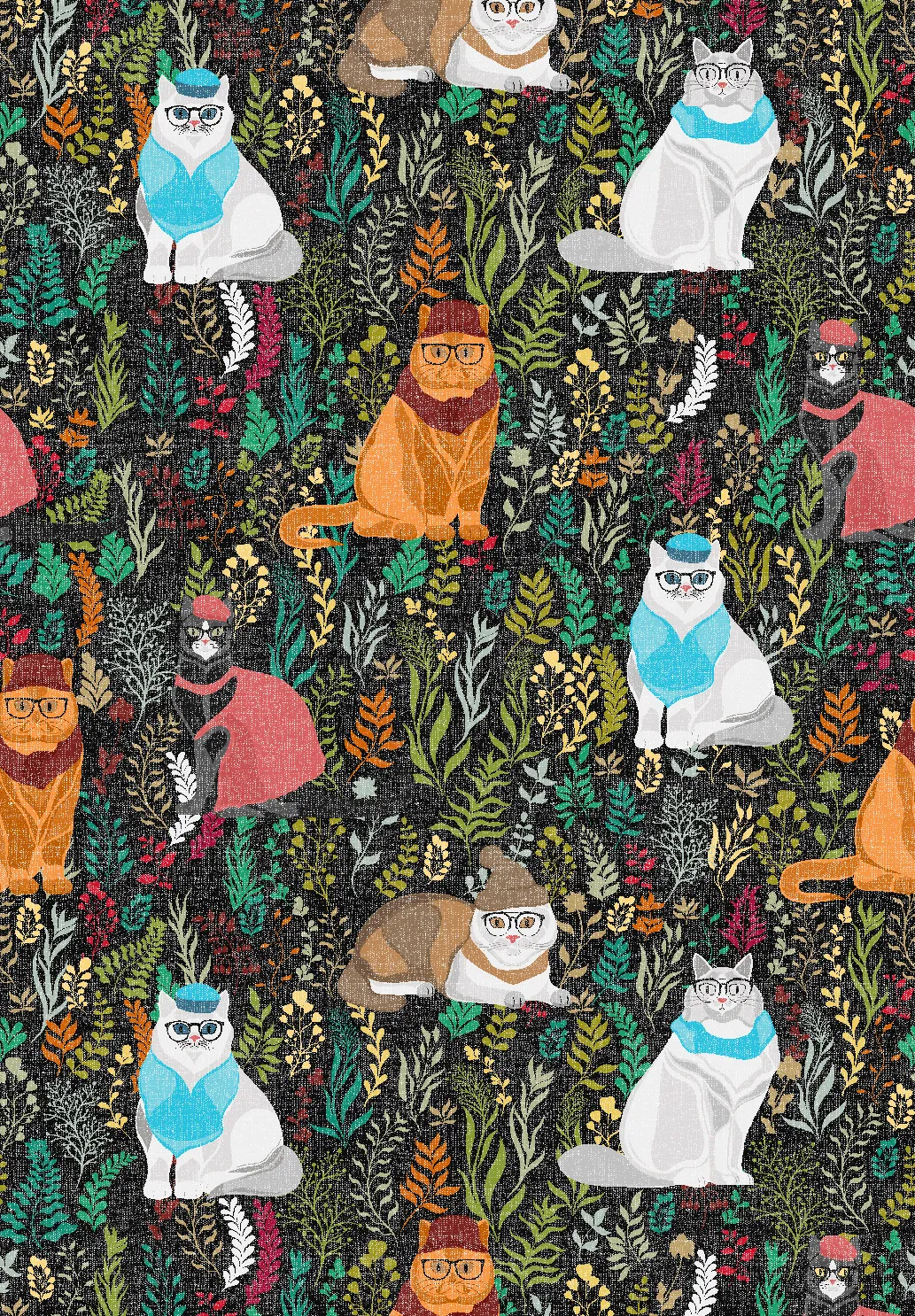 Gyermek szőnyeg - Cats (multi)