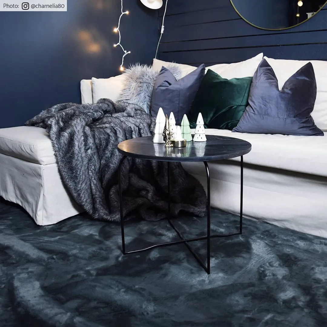 Shaggy szőnyeg - Aranga Super Soft Fur (antracit)