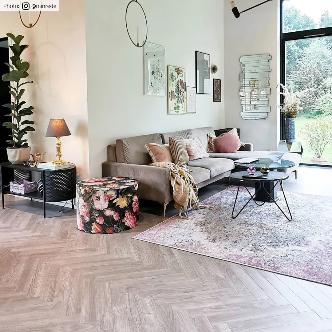 Wilton szőnyeg - Badem (rózsaszín/többszínű)