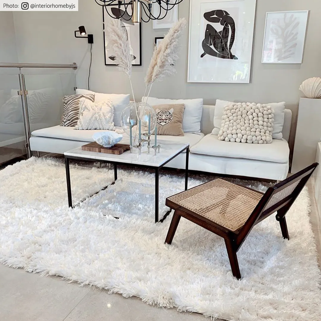 Shaggy szőnyeg - Janjira (fehér)