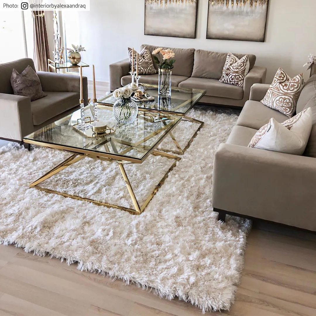 Shaggy szőnyeg - Janjira (fehér)